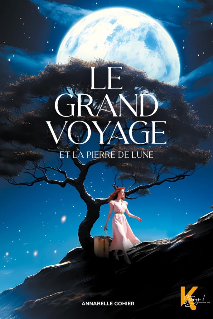 couverture roman le grand voyage et la pierre de lune Annabelle Gohier